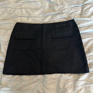 White fox mini skirt!!